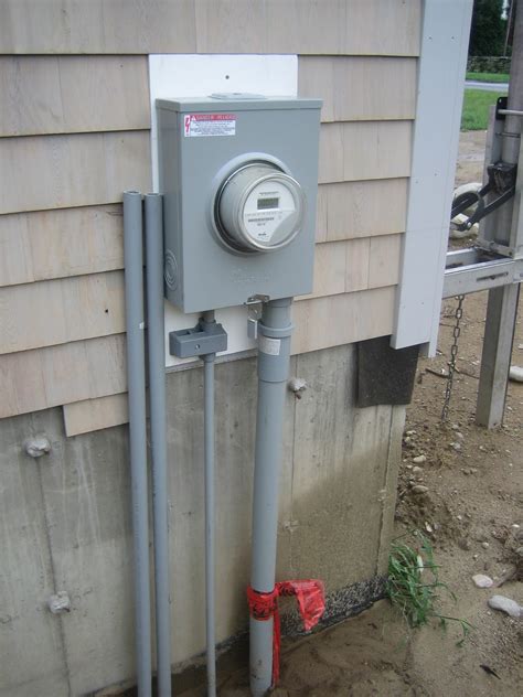 electric meters box|exterior electrical meter box.